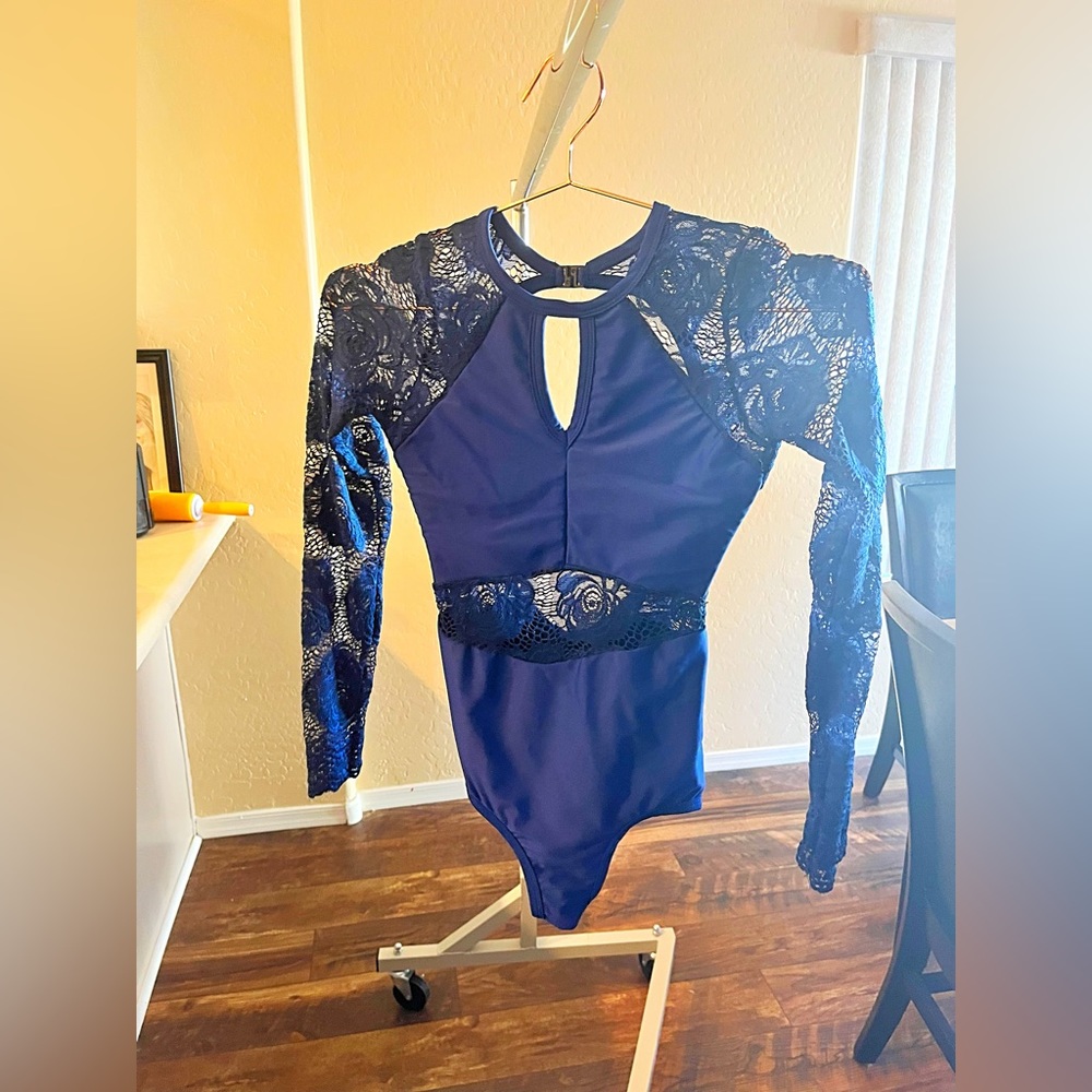 Lace leotard